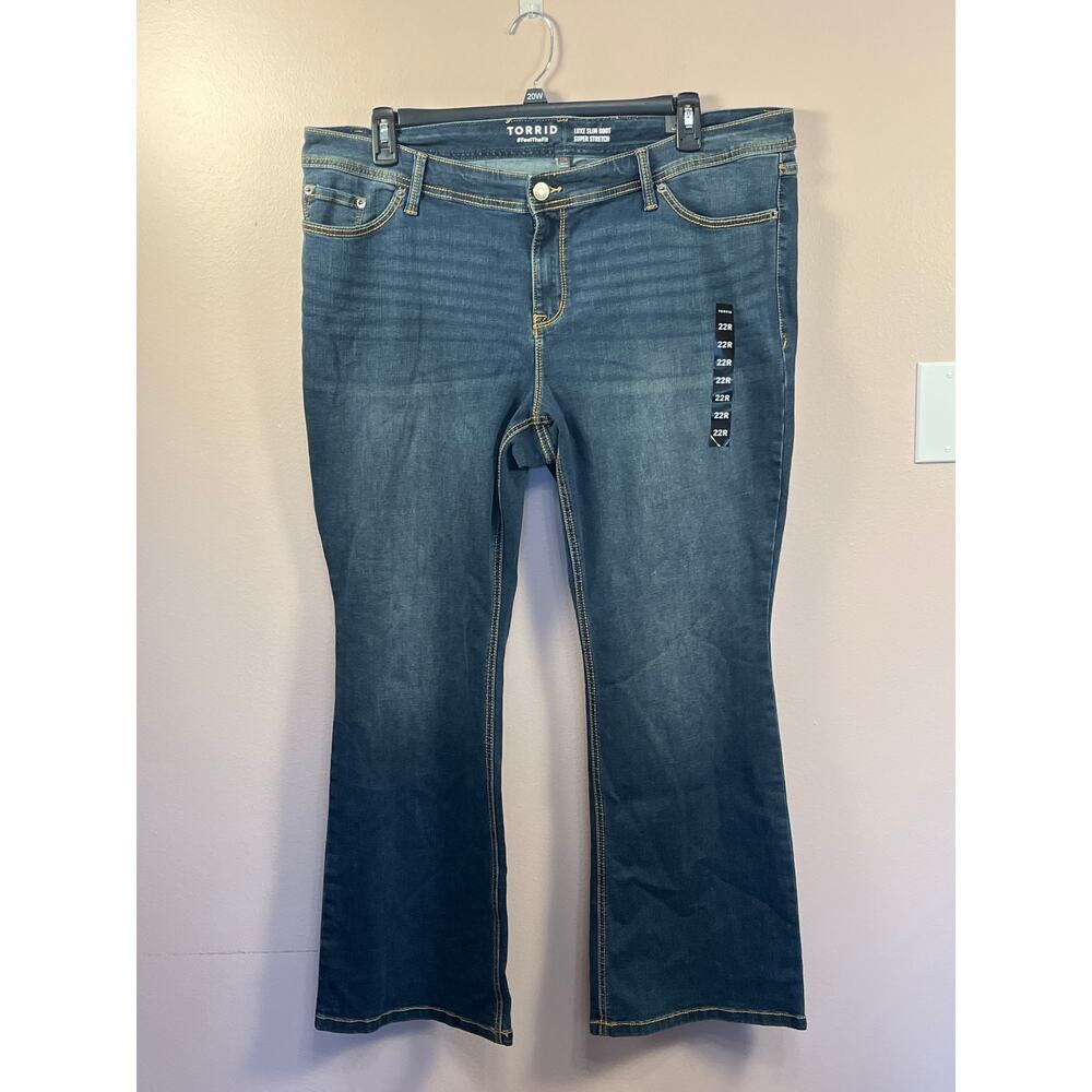 Torrid Luxe Slim Boot Super Stretch Jeans Mid-Rise